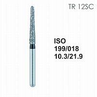 Бор алмазный MANI TR-12SC по ISO 199, конус,018х10,3х21,9мм,макс.скорость 300 тыс.об,зерн.SC,5шт