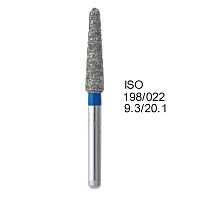 Бор алмазный MANI TR-S14 по ISO 198, конус,022х9,3х20,1мм,макс.скорость 300 тыс.об,зерн.S,5шт