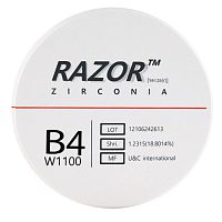 Диск циркониевый Razor 1100, размер 95х16мм, оттенок B4, однослойный