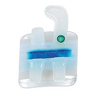 Брекеты COBY STR-L3R-022H из диоксида циркония,нижние правые на 3 зуб,паз .022",с крючком,10шт/упак.