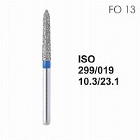Бор алмазный MANI FO-13 по ISO 299, торпеда,019х10,3х23,1мм,макс.скорость 300 тыс.об,зерн.S,5шт