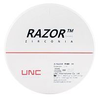 Диск циркониевый Razor 800, однослойный, размер 98х20мм, оттенок B4, UNC Inc (Корея)