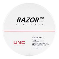 Диск циркониевый Razor 800, однослойный, размер 98х14мм, оттенок C2, UNC Inc (Корея)