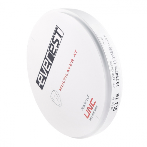 Диск циркониевый Everest Multilayer AT, размер 98х16мм, оттенок BL3, многослойный фото 3