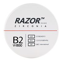 Диск циркониевый Razor 800, однослойный Zirconzahn, 95х16мм, B2, UNC Inc (Корея)