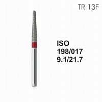 Бор алмазный MANI TR-13F по ISO 198, конус,017х9,1х21,7мм,макс.скорость 300 тыс.об,зерн.F,5шт