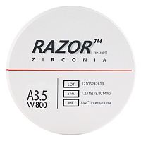 Диск циркониевый Razor 800, однослойный, размер 98х16мм, оттенок A3.5, UNC Inc (Корея) от Дентал-Ист