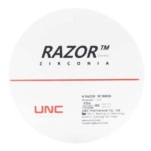 Диск циркониевый Razor 1300, размер 95х12мм, оттенок B3, однослойный