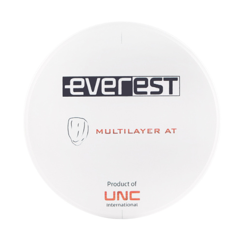 Диск циркониевый Everest Multilayer AT, размер 98х14 мм, оттенок BL3, многослойный