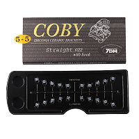 Брекеты COBY STR-022-5-5H из диоксида циркония,верхние,нижние,правые,левые на 1-5 зубы,.022", 20 шт