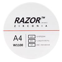 Диск циркониевый Razor 1100, размер 98х25мм, оттенок A4, однослойный