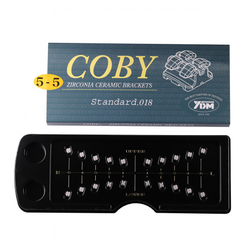 Брекеты COBY STD-018-5-5 из диоксида циркония,верхние,нижние,правые,левые на 1-5 зубы,.018",20 шт от Дентал-Ист фото 3