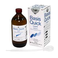 Жидкость Basis Quick Liquid - для смешивания с базисной пластмассой быстрой полимеризации, 500 мл. от Дентал-Ист