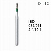 Бор алмазный MANI DI-41C по ISO 032, обр.конус.,011х2,4х19,1мм,макс.скорость 450 тыс.об,зерн.C,5шт