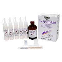 Пластмасса Re-Fine Bright самотвердеющая (3 минуты), цвет A2, набор 5 х 50 г + 260 мл. от Дентал-Ист
