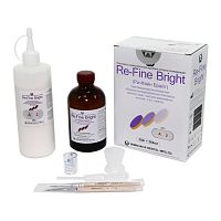 Пластмасса Re-Fine Bright самотвердеющая (3 минуты), цвет A2, набор 250 г + 260 мл. от Дентал-Ист