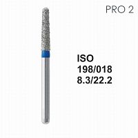 Бор алмазный MANI PRO-2 по ISO 198, конус,018х8,3х22,2мм,макс.скорость 300 тыс.об,зерн.S,5шт