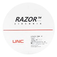 Диск циркониевый Razor 800, однослойный, размер 98х10мм, оттенок A1, UNC Inc (Корея)