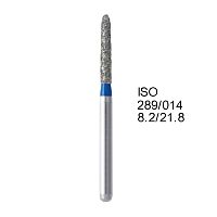 Бор алмазный MANI SO-21 по ISO 289, пламя, 014х8,2х21,8 мм, макс.скорость 300 тыс.об, зерн.S, 5 шт