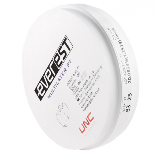 Диск циркониевый Everest Multilayer PT, размер 95х25мм, цвет B3, многослойный фото 2