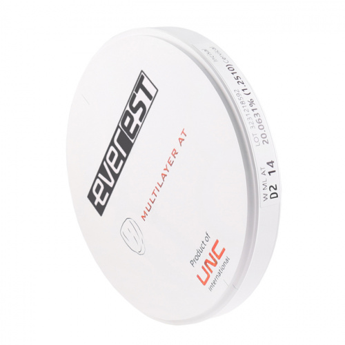 Диск циркониевый Everest Multilayer AT, размер 98х14 мм, оттенок D2, многослойный фото 5