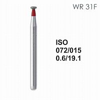 Бор алмазный MANI WR-31F по ISO 072, колесо,015х0,6х19,1мм,макс.скорость 300 тыс.об,зерн.F,5шт