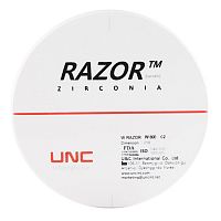Диск циркониевый Razor 800, однослойный, размер 98х22мм, оттенок C2, UNC Inc (Корея) от Дентал-Ист