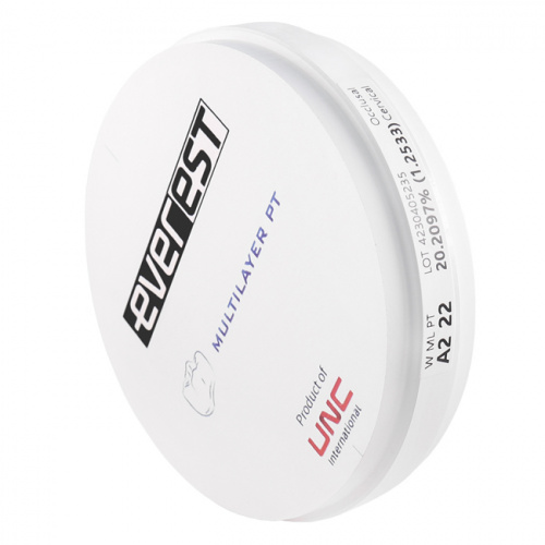 Диск циркониевый Everest Multilayer PT, размер 98х22 мм, цвет A2, многослойный фото 2