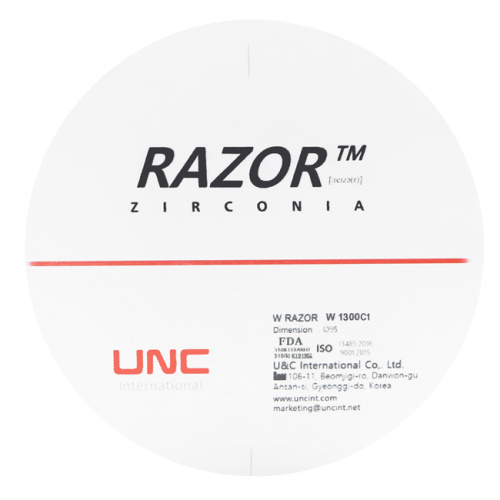 Диск циркониевый Razor 1300, размер 95х12мм, оттенок C1, однослойный