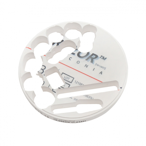 Диск циркониевый Razor 800, однослойный Zirconzahn, 95х22мм, B4, UNC Inc (Корея) от Дентал-Ист фото 4