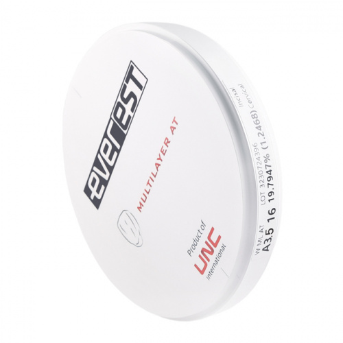 Диск циркониевый Everest Multilayer AT, размер 98х16 мм, цвет A3.5, многослойный фото 3