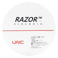 Диск циркониевый Razor 800, однослойный Zirconzahn, 95х10мм, A3.5, UNC Inc (Корея)