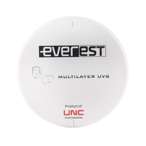 Диск циркониевый Everest Multilayer UVS многослойный, размер 98х16мм, оттенок A3.5, UNC Inc (Корея)
