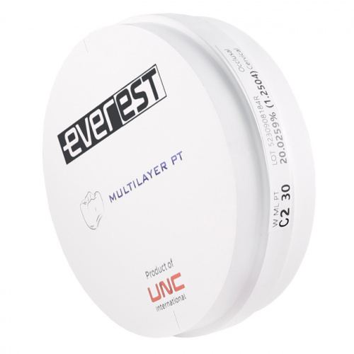 Диск циркониевый Everest Multilayer PT, размер 98х30 мм, цвет C2, многослойный фото 2