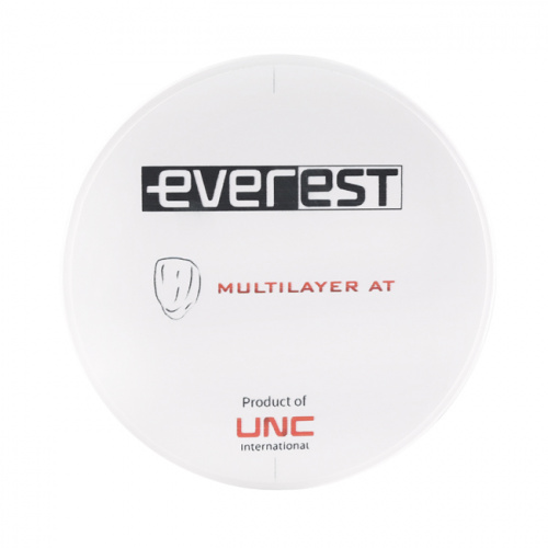 Диск циркониевый Everest Multilayer AT, размер 98х12 мм, цвет A3, многослойный от Дентал-Ист