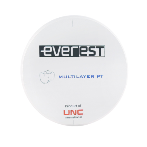 Диск циркониевый Everest Multilayer PT, размер 95х16 мм, цвет A1, многослойный