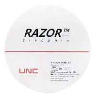 Диск циркониевый Razor 800, однослойный, размер 98х30мм, оттенок C3, UNC Inc (Корея) от Дентал-Ист