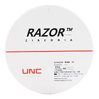 Диск циркониевый Razor 800, однослойный, размер 98х22мм, оттенок D2, UNC Inc (Корея)
