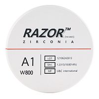 Диск циркониевый Razor 800, однослойный, размер 98х16мм, оттенок A1, UNC Inc (Корея) от Дентал-Ист