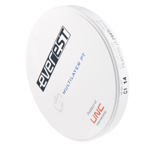 Диск циркониевый Everest Multilayer PT, размер 95х14 мм, цвет C1, многослойный фото 2