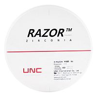Диск циркониевый Razor 800, однослойный, размер 98х14мм, оттенок B4, UNC Inc (Корея) от Дентал-Ист