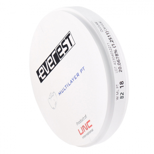 Диск циркониевый Everest Multilayer PT, размер 95х18 мм, цвет B2, многослойный фото 2