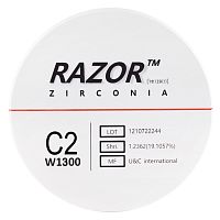 Диск циркониевый Razor 1300, размер 98х25мм, оттенок C2, однослойный