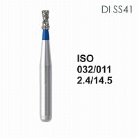 Бор алмазный MANI DI-SS41 по ISO 032, обр.конус.,011х2,4х14,5мм,макс.скорость 450 тыс.об,зерн.S,5шт