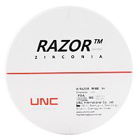 Диск циркониевый Razor 800, однослойный Zirconzahn, 95х22мм, B4, UNC Inc (Корея) от Дентал-Ист