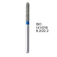 Бор алмазный MANI SR-13 по ISO 141, цилиндр,016х8,2х22,2мм,макс.скорость 300 тыс.об,зерн.S,5шт