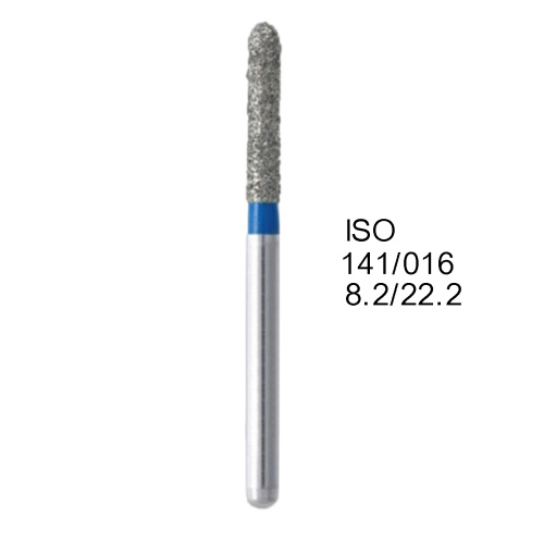 Бор алмазный MANI SR-13 по ISO 141, цилиндр,016х8,2х22,2мм,макс.скорость 300 тыс.об,зерн.S,5шт