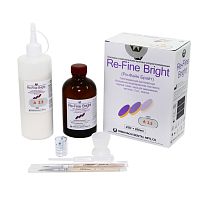 Пластмасса Re-Fine Bright самотвердеющая (3 минуты), цвет A3.5, набор 250 г + 260 мл. от Дентал-Ист