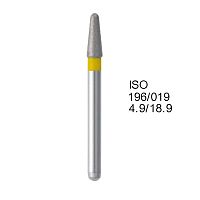 Бор алмазный MANI CR-11EF по ISO 196, конус,019х4,9х18,9мм,макс.скорость 300 тыс.об,зерн.EF,5шт