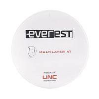 Диск циркониевый Everest Multilayer AT, размер 98х12 мм, оттенок BL2, многослойный